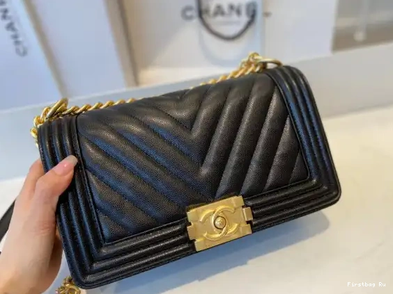 Firstbag Ru 20CM BAG BOY CHANEL 25CM 0501